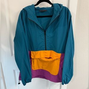 Retro Style quarter zip - sz L